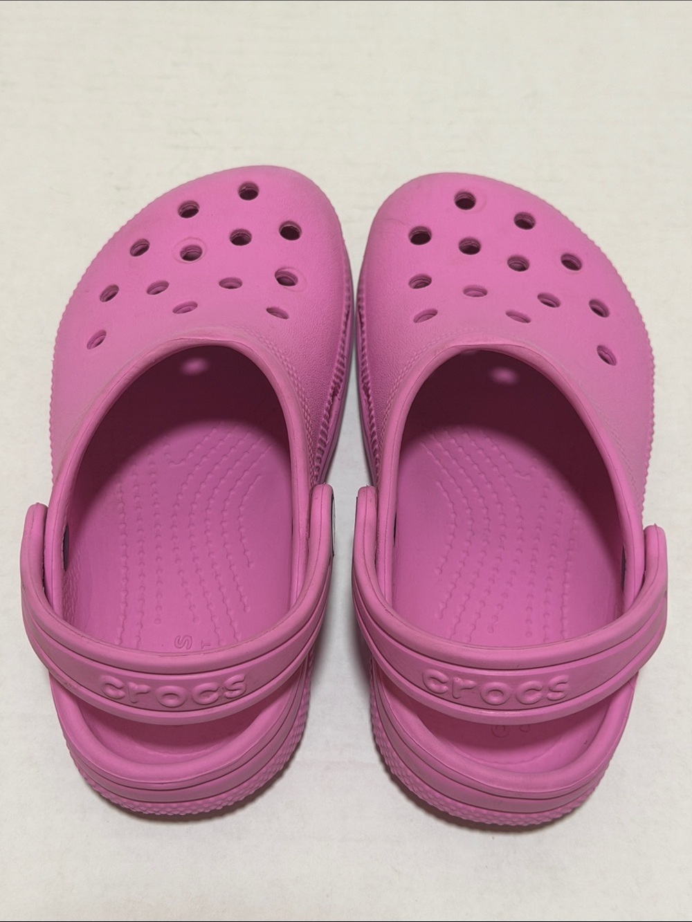 Crocs Kids Classic Pink Clogs Sandals Beach Pool - Toddler Size 12 - Picture 2 of 9